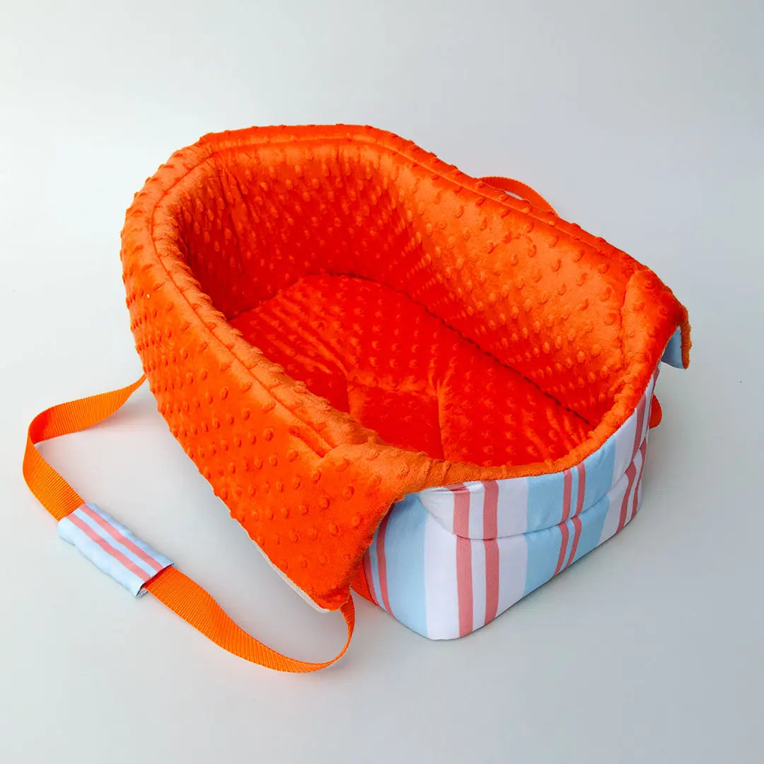 Die Hundetasche "lunch & dinner RIVIERA" - Orange 4legs.de