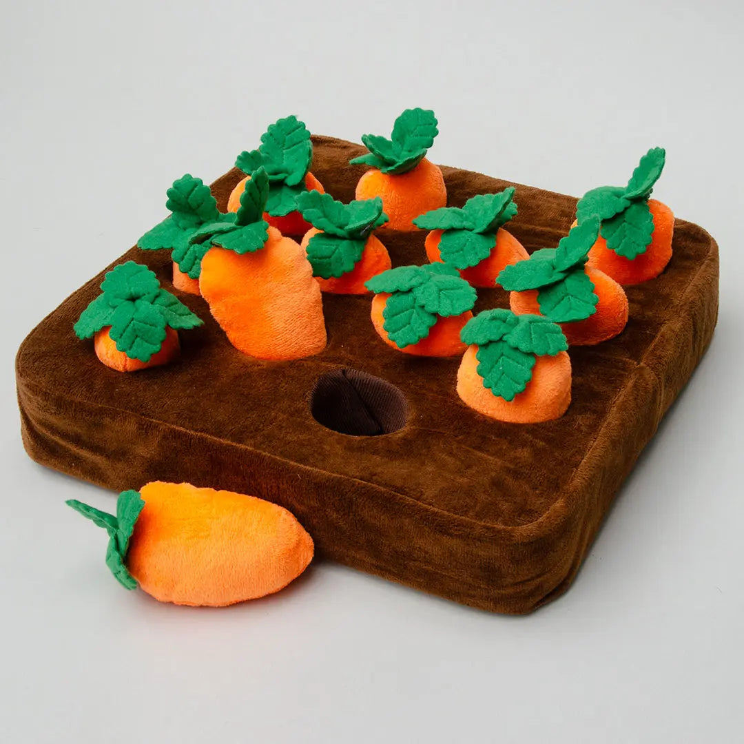 "Fields of Carrots" interaktives Plüschspielzeug 4legs.de