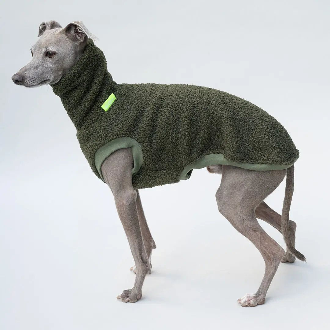 Hunde-Pullover "Polar" oliv 4legs.de