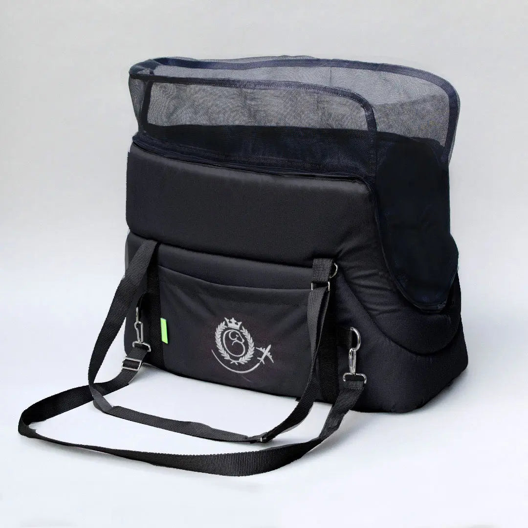 Hundeflugtasche "AIR EURO" Lunch & Dinner - black 4legs.de