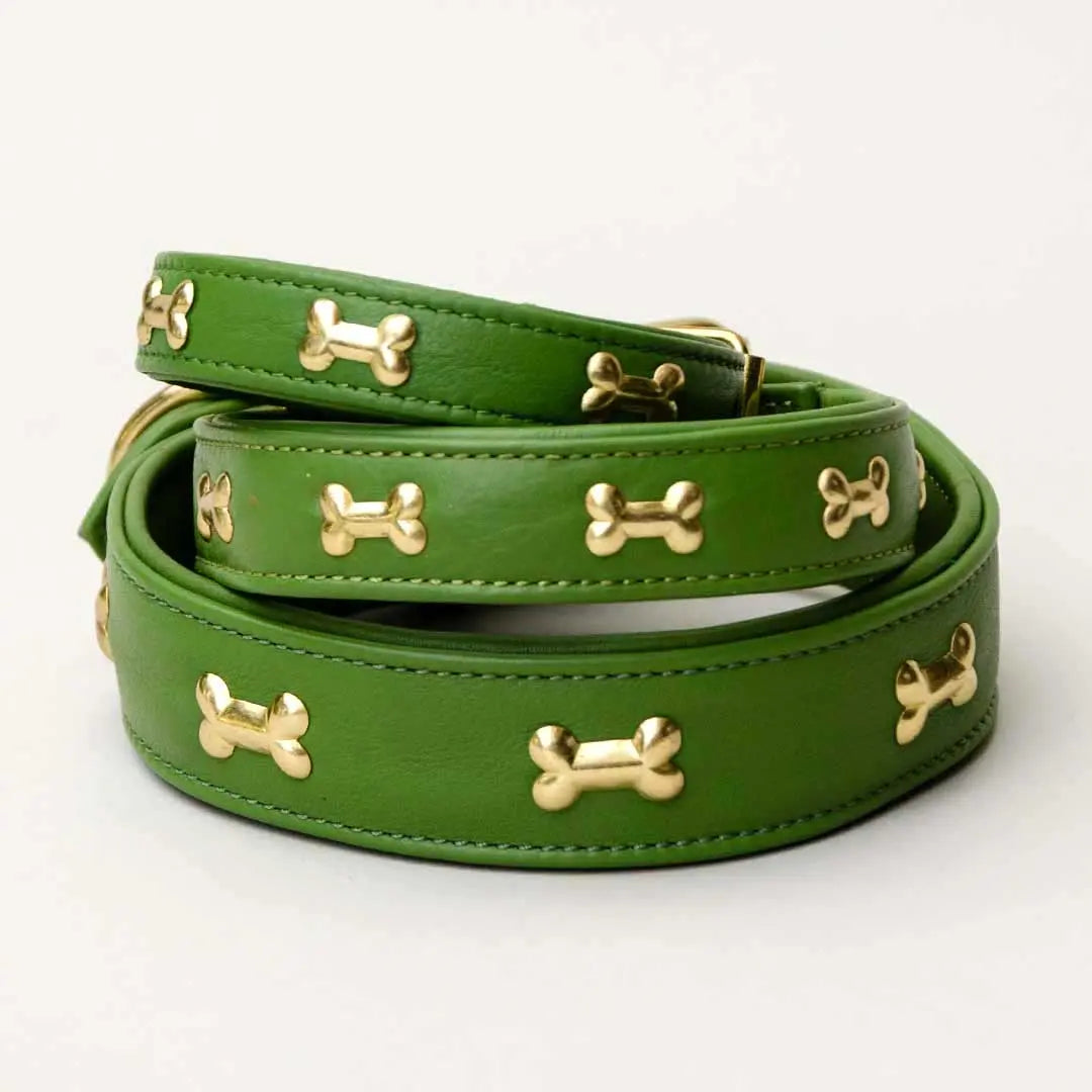 Hundehalsband "Golden Bone" - Green 4legs.de