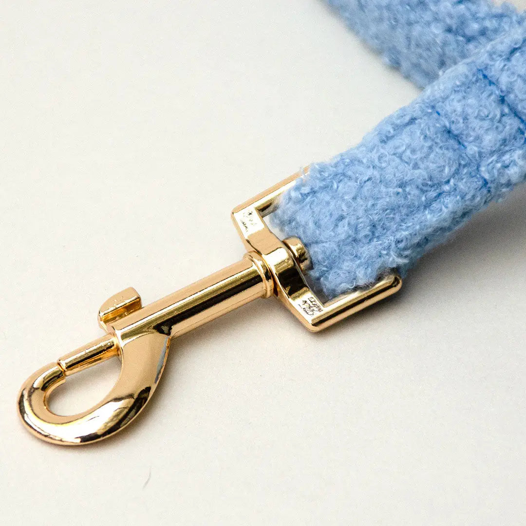 Kuschelige Hundeleine „Teddybaer“ - bleu 4legs.de