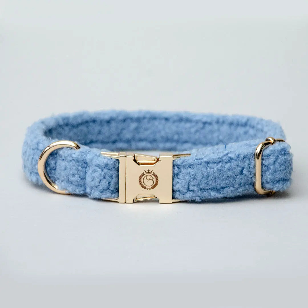 Kuscheliges Halsband „Teddybaer“  bleu 4legs.de