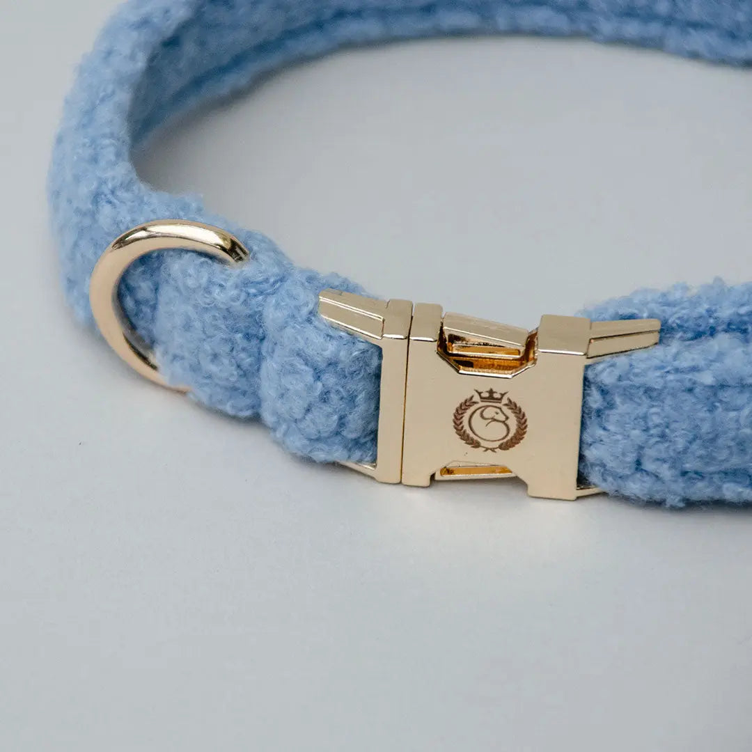 Kuscheliges Halsband „Teddybaer“  bleu 4legs.de