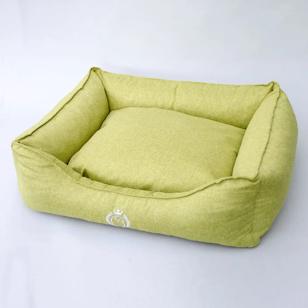 Luxus-Hundebett „Canapé Flanell Green Courage“ 4legs.de
