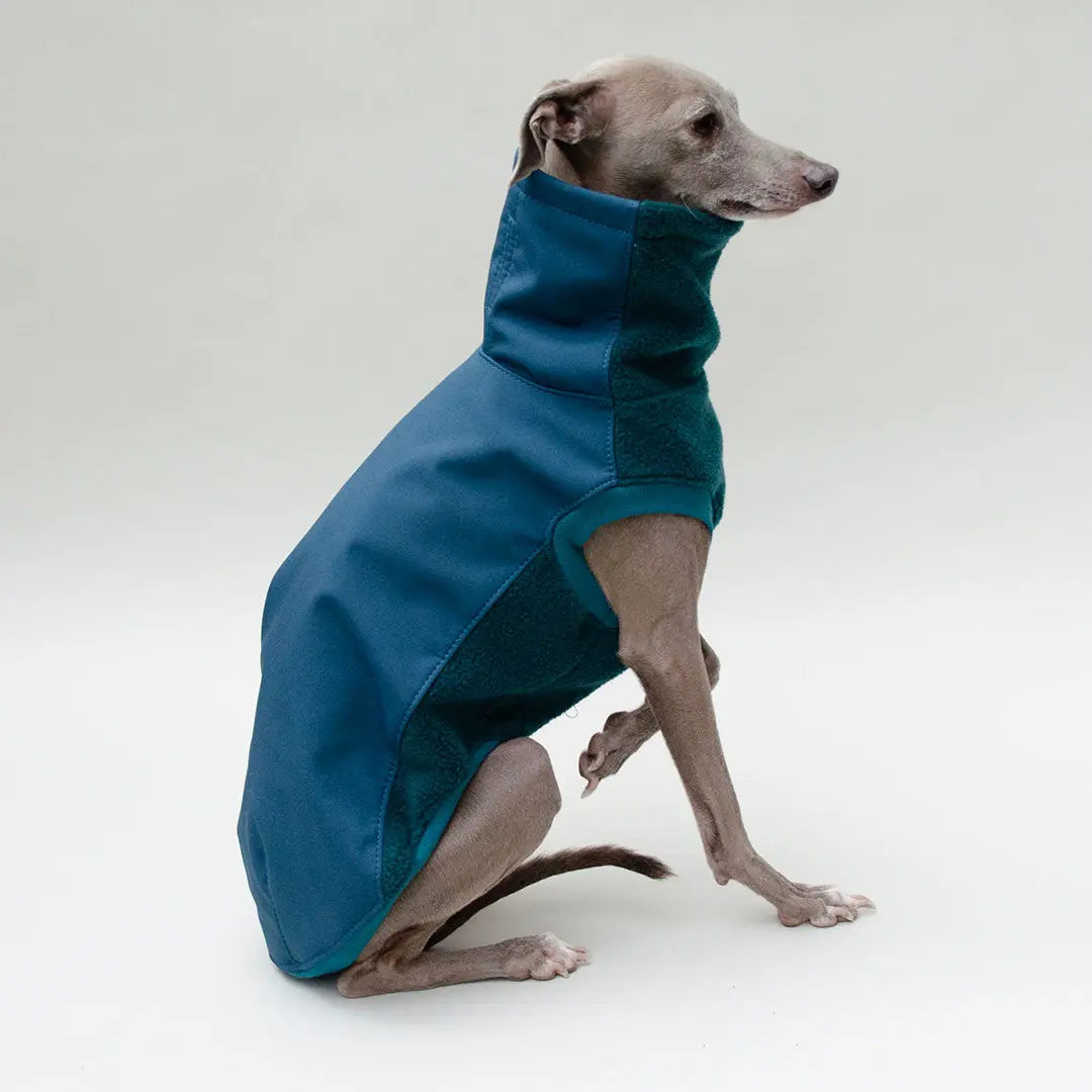 Softshell Hundepullover "Smart" - Petrol 4legs.de