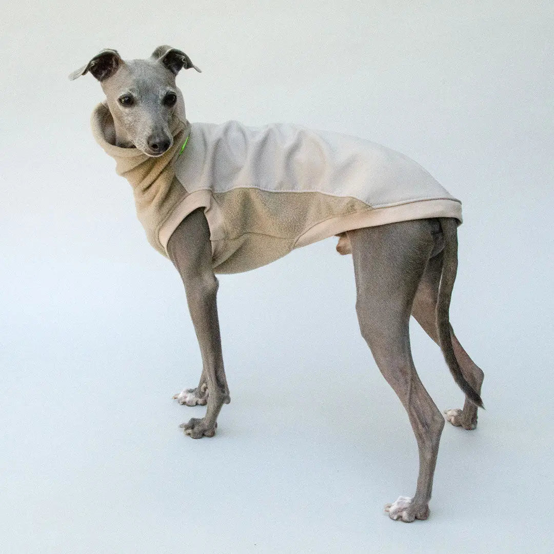 Softshell Hundepullover "Smart" - beige 4legs.de