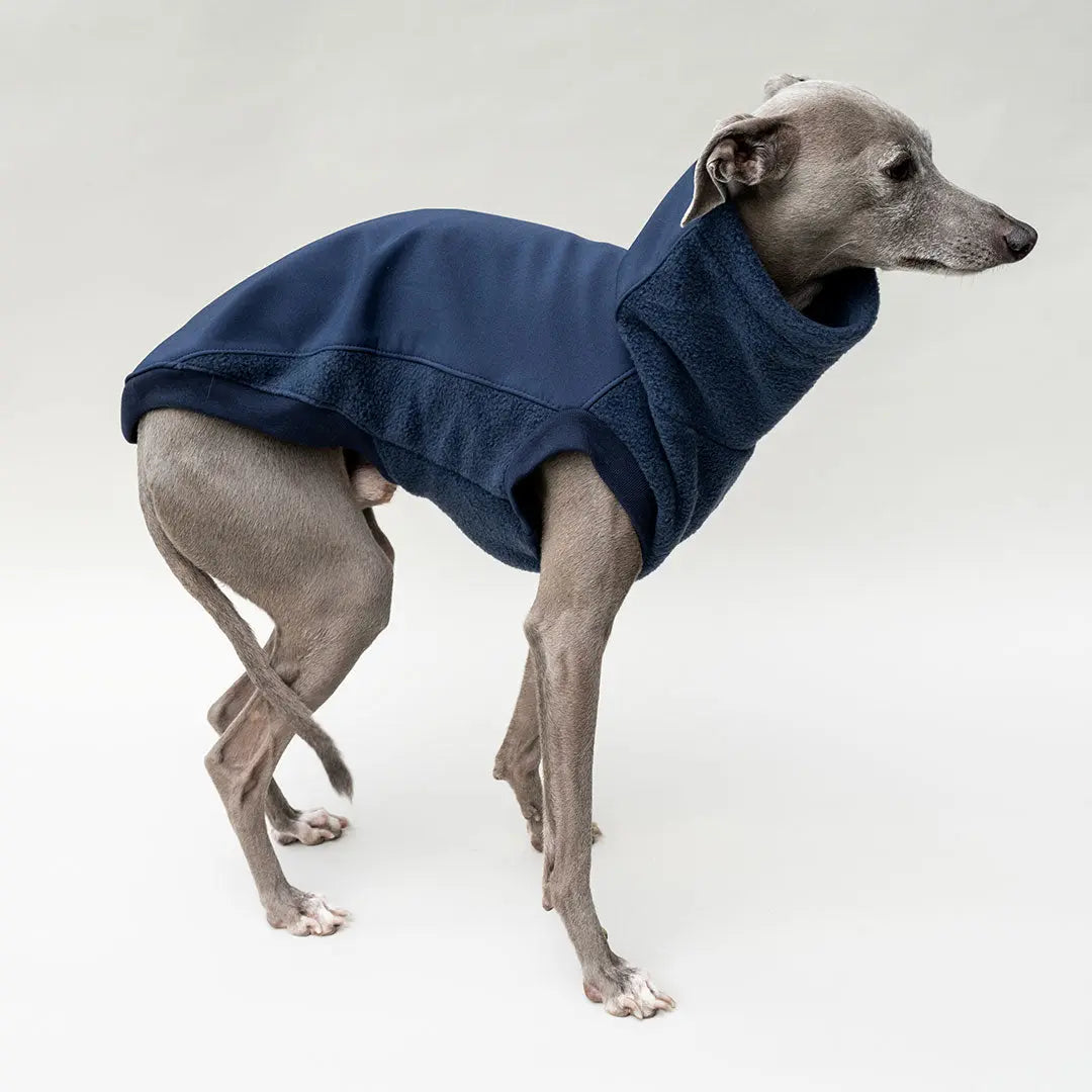 Softshell Hundepullover "Smart" - navy 4legs.de