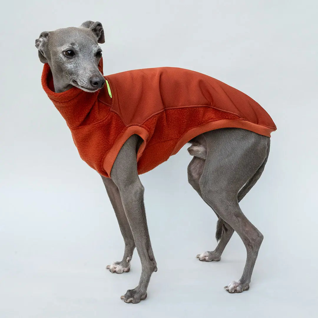 Softshell Hundepullover "Smart" - rostrot 4legs.de
