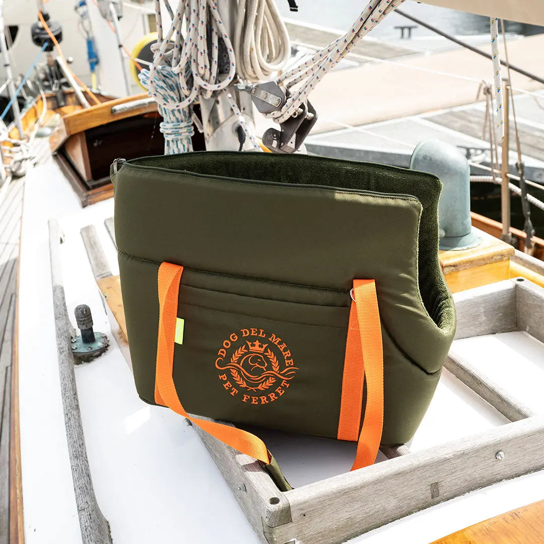 Sommertasche "Dog del Mare" oliv 4legs.de