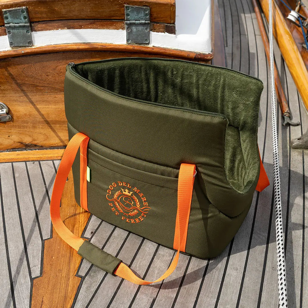 Sommertasche "Dog del Mare" oliv 4legs.de