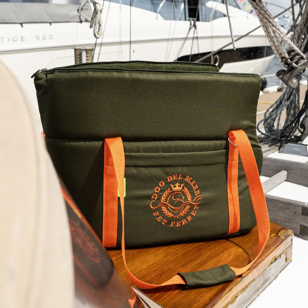 Sommertasche "Dog del Mare" oliv 4legs.de