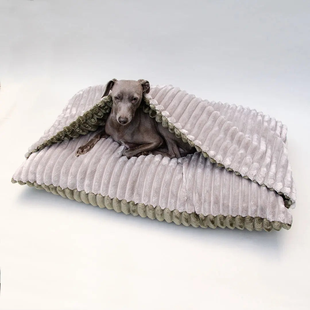 Wendebett "Hideaway" - 2 in 1 - olive-grau 4legs.de