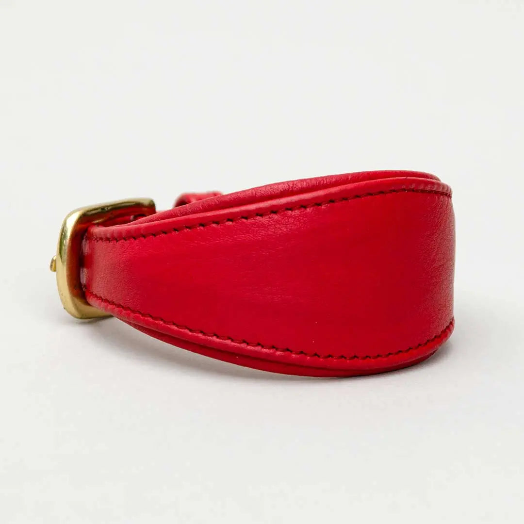 Windhund-Lederhalsband "Eden" - Red 4legs.de